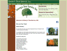 Tablet Screenshot of emerytreeservice.com